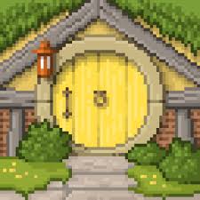 Lately i've become obsessed with cross stitching. No Place Like Home Digital Hobbit Hole Created It8bit Pixel Art Pattern The Hobbit Pixel Art