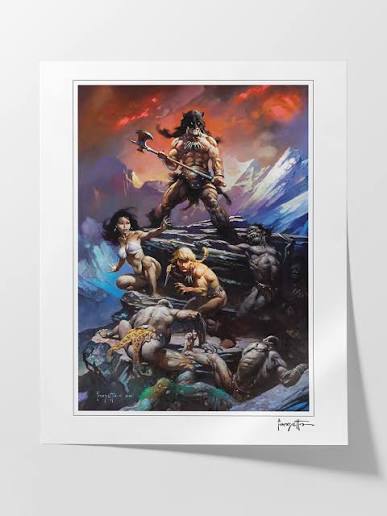 Frank Frazetta "Fire and Ice" Fine Art Print | Official Fine Art Print
