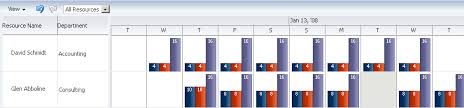 Using Gantt Chart Components