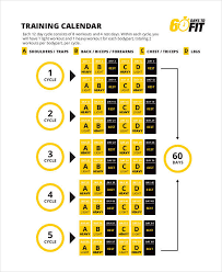 Workout Chart Templates 8 Free Word Excel Pdf Documents