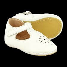 Easy Peasy Crawling Shoe Lilly White Bunny Bogart