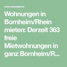 In den über 3 mio. Wohnungen In Bornheim Rhein Mieten Derzeit 363 Freie Mietwohnungen In Ganz Bornheim Rhein Wohnungssuchende Konnen In J Mietwohnungen Wohnung Neubauwohnungen