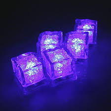 12 59 Diamond Ice Cube Shaped Colorful Led Light 12 Pack Purple Led Lights Purple Diamond Ice