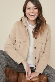 A camel coat is a wardrobe hero that works for just about every occasion. Camel Cosy Jacket Oasis