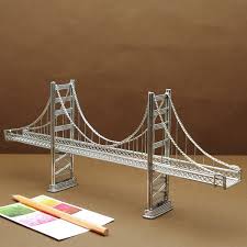 Golden Gate Bridge Wire Model 13 5 Inch Steel Wire Replica Of California S Most Famous Landmark Http Www Nycwebstore Golden Gate Bridge Bridge Bridge Model