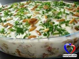 دنيتي باذنجان باللبن Mediterranean Cuisine Food Middle East Food