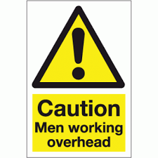 We'll connect you with a designer who can make updates and send you the artwork in a format of your choice. Caution Men Working Overhead Sign Construction Signs Safety Signs Notices