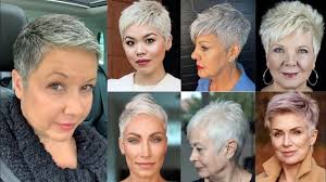 Celeberity Short PIXIE HairCut Style|Eye-Catching Short HairCut for Women  Over 50-60|Short#pixiecut