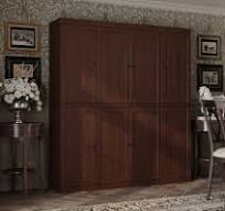 Premium 100% Solid European Oak Hardwood Modular Dining Room Cabinet with Shaker Doors – 64" Wide, 71.5" Tall