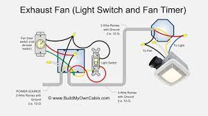 Exhaust Fan Wiring Diagram Fan Timer Switch Ceiling Fan Wiring Fan Light Switch Bathroom Exhaust Fan