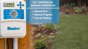 An orbit sprinkler timer executes a programmed watering schedule for the installed and connected automatic sprinklers in your lawn and garden. X2 Irrigation Controller Manual Operation Hunter Industries