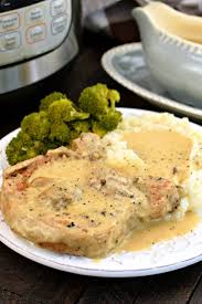 These instant pot pork chops are quick and easy to make. Tender Instant Pot Pork Chops With Mushroom Gravy Recipe