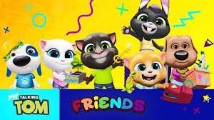 تحميل لعبة My Talking Tom Friends مهكرة آخر اصدار My Talking Tom Talking Tom Free Games