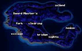 Melee Island From Monkey Island I Monkey Island Power Glove Island Map