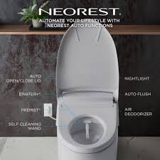 All toto washlet brands are created by toto and fall under the vespin or vespin ii washlet model categories. Toto Neorest Cotton White Dual Flush Elongated Chair Height 2 Piece Watersense Toilet 12 In Rough In Size With Bidet Ada Compliant In The Toilets Department At Lowes Com