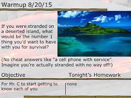 I'd look straight into his eyes and take a tsukiyomi point blank. Warmup 8 20 15 If You Were Stranded On A Deserted Island What Would Be The Number 1 Thing You D Want To Have With You For Survival No Cheat Answers Ppt Download