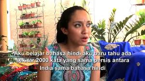 Kami akan menghapus komentar yang. Isabella Fawzi Bahasa India Dan Indonesia Banyak Kesamaan Youtube