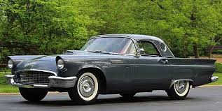 Image result for Woodsmoke Gray 1957 Thunderbird