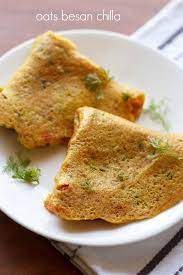 Oats Chilla Recipe Healthy Besan Oats Cheela Recipe Oats Recipes Oats Recipes Indian Breakfast Recipes Indian Recipes
