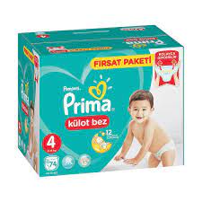 prima 74 lu kulot bebek bezi maxi 4 beden 9 15 kg firsat paketi toyzz shop