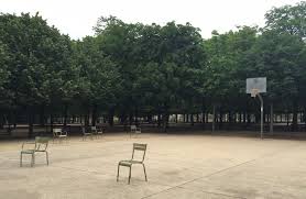 French Basketball With Chairs Jardin Du Luxembourg May 2016 Luxembourg Jardin French
