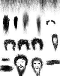 Adobe Photoshop Hair Brushes 15 In Set Photoshop Hair Photoshop Skull Art