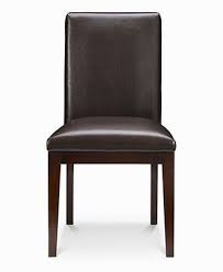 Corso Dining Room Chairs Leather Set Of 6 Furniture Macy S Black Leather Dining Room Chairs Leather Furniture Decor Black Leather Dining Chairs