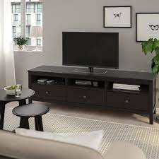 Do you suppose tv media stand ikea seems nice? Hemnes Tv Unit Black Brown 72x18 1 2x22 1 2 Ikea