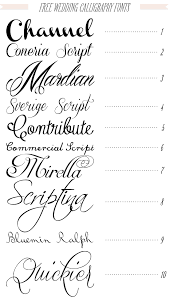 Free Download Wedding Fonts Calligraphy In 2020 Wedding Fonts Fancy Fonts Diy Printable Wedding Invitations