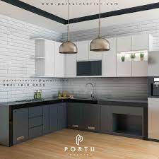Foto inspirasi dan ide desain apartemen minimalis, apartemen modern, apartemen industrial. Kitchen Set Minimalis Desain Dapur Yang Banyak Di Minati Portu Interior