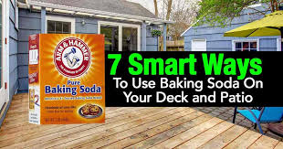 7 Smart Ways To Use Baking Soda On Your Deck And Patio