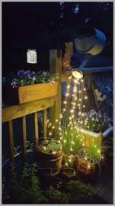 30 Beautiful Fairy Lights Decoration Ideas In The Garden To Create A Romantic Nuance Gardendecor Backy Diy Garden Projects Outdoor Diy Projects Fairy Lights