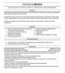 This resume was written by a resumemycareer professional resume writer, and demonstrates how a resume for a emergency management candidate should be properly created. Emergency Management Specialist Resume Example Livecareer