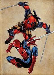 Spider-Man & Deadpool | Arte de deadpool, Deadpool caricatura, Dibujos  marvel