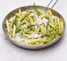 This chicken and chorizo pasta bake not only tick both those boxes, it's also satisfyingly tasty! Creamy Chicken Green Bean Pesto Pasta It S All About Taste