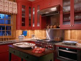 red kitchen design: ideas, walls, and dcor