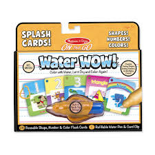 Colour flashcards view flashcard video. Water Wow Number Color Shape Cards On The Go Travel Activity