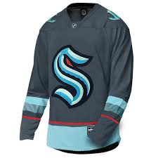 The seattle kraken colors are deep sea blue, ice blue, boundless blue, shadow blue, and red alert. Seattle Kraken Majestic Nhl Fan Replica Jersey Cool Grey Us Sports Down Under