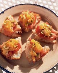 Bite Size Spanish Snacks Spanish Ham With Olives And Oranges Recipe Tapas Recipes Food Bite Size Snacks