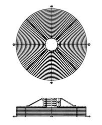 Luxiv full mesh central air conditioner cover, all seasons mesh air conditioner leaf guard ac cover for outdoor central ac (27.5 x 27.5 x 31.5) 4.3 out of 5 stars. Industrial Fan Guards Hvac Motor Mounts Hvac Fan Guards Ecw Base Cart