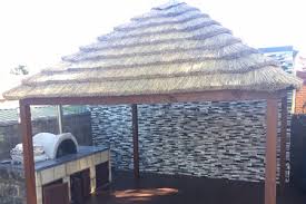 African cape reed thatch roofing covers gazebos, tiki huts, umbrellas and other exterior structures. African Cape Reed Tiles Mr Thatch