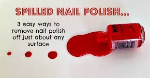 Remove Nail Polish From Almost All Surfaces Using Household Items