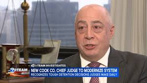 New Cook County Circuit Court Chief Judge Charles S. Beach II sworn in,  replacing Tim Evans, who served over 20 years in role