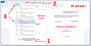 Cara membuat nomor halaman berbeda dalam satu file di word saat anda menyusun sebuah karya ilmiah menggunakan microsoft word, maka anda tidak perlu membuat banyak file hanya untuk memisahkan antara sampul, daftar isi, konten bab, dan daftar pustaka beserta lampiran. Cara Membuat Halaman Di Word Dan Mengatur Posisinya M Jurnal