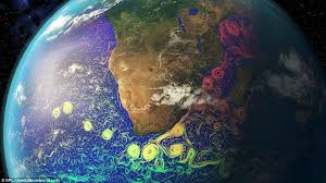 Satellite Images Show The Temperatures Of The World S Oceans Satellite Image Science Art Ocean
