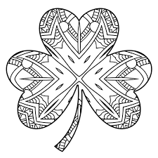 Patrick's day coloring book for adults contains 30 single sided coloring pages which will provide you hours of entertainment. Http Www Allfreeadultcoloringbooks Com Shamrock09 Jpg St Patricks Coloring Sheets Coloring Pages St Patrick Day Activities