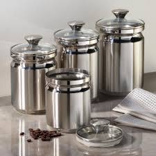 Handsome canisters look great on a kitchen counter or pantry shelf. Tramontina Gourmet 4 Piece Stainless Steel Covered Canister Set T 404ds The Home Depot In 2020 Stainless Steel Canister Set Stainless Steel Canisters Kitchen Canister Sets