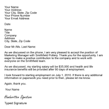 Sample Professional Letter Formats To Use Offer And Acceptance Professional Letter Format Business Letter Example