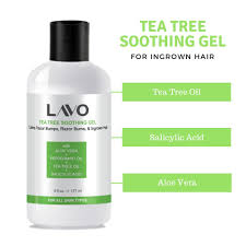 Acids in topical products loosen the outermost layer of skin cells and work to both prevent and treat ingrown hairs at the same time. Buy Lavo Tea Tree Gel W Salicylic Acid Best Ingrown Hair Treatment Razor Bump And Burn Remover Bikini Lines Acne Use After Shaving Hair Removal Waxing Laser Electrolysis