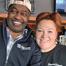 BusbySelfies #WheresBryan. While shopping in the Legends, specifically NFM  for a storage ottoman, I decided to grab some lunch before heading into  work. Meet the friendly lady behind the bar at Famous